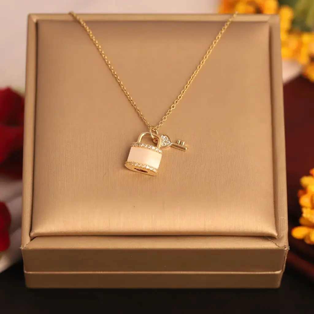 Promise Lock & Key Necklace